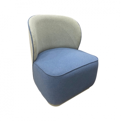 BLUE AND WHITE CHAIR